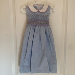 Vive La Fete girl smocked waist dress in Size 2.